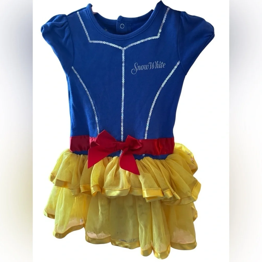 Disney Baby Snow White One Piece Dress with Tulle Skirt Size-24 months